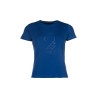 T-Shirt Lauria Garrelli Livigno Horse Head - Bleu