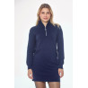 Jurk Harcour Dalil dames - Marine