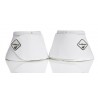 Cloches cuir LeMieux WrapRound - Blanc