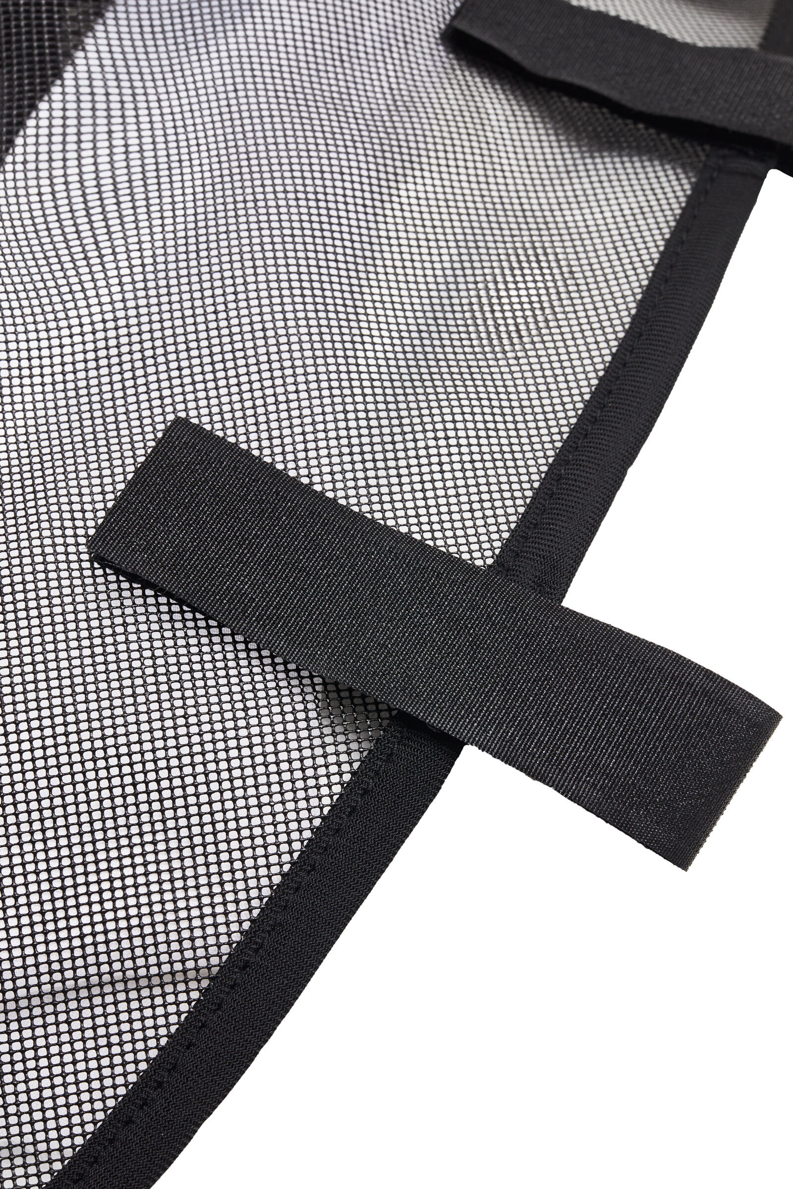 Masque anti-mouches pour bridon Horze Noir Masque anti-mouches pour bridon Horze Noir