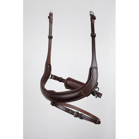 Neusriem Montar Bretagne gelooid leer