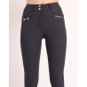 Pantalon Montar Molly Yati femme taille haute full grip - Marine / rose gold