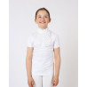 Polo de concours Montar Bling Junior - Blanc