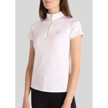 Polo Montar Everly Mon Tech dames korte mouwen roze goud