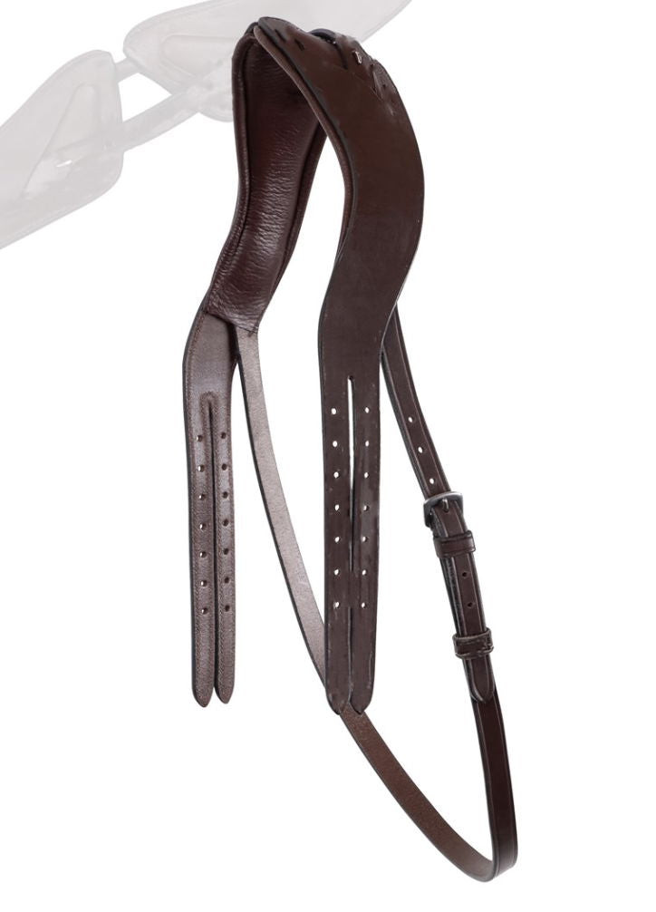 Montar kopstuk aangepast gelooid leer Bruin