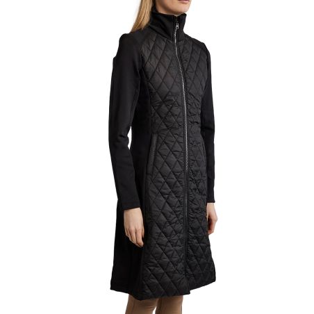 Lange jas Montar MoQuinn hybride gewatteerd Curve dames