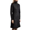 Veste longue Montar MoQuinn hybride matelassé Curve femme - Noir
