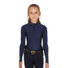 Base Layer Equestro d'entraînement à manches longues fille - Marine blazer
