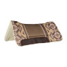 Western zadeldek met vulling van synthetische wol Pool's - Grijs / tan