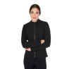 Veste softshell femme en tissu technique rembourré Equestro - Noir
