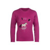 Lange mouwen polo Polly HKM kind - Roze