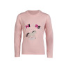 Lange mouwen polo Polly HKM kind - Roze