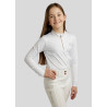 Polo Montar MoEverline junior rose gold manches longues - Blanc
