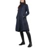 Veste longue Montar matelassé hybrid femme - Marine