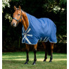 Couverture Horseware Rhino Wug Vari-Layer 450g 1000D - Noir / gris titane / bleu classique