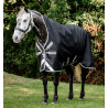 Couverture Horseware Amigo Bravo 12 Wug 400g 1200D - Noir / gris titane / argent