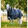 Couverture Horseware Rambo Supreme Turnout Vari-layer 1680D 450g - Marine / orage / gris argent
