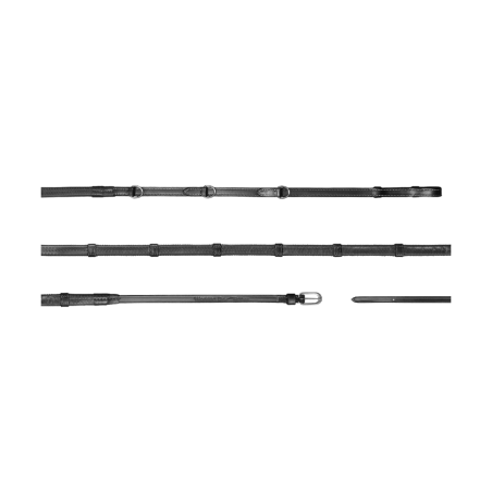 Rênes Howlett Dy'on 3 "D"Caoutchouc 1/2'' avec 7 arrêtoirs