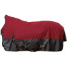Couverture highneck HKM Louisville 1680D polaire - Rouge / noir