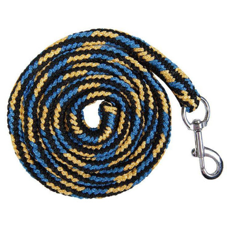 Longe tressée avec mousqueton HKM