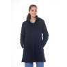 Lange parka Harcour Pich dames - Zwart