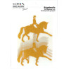 Motif thermocollant dressage HKM - Or flex moda glitter