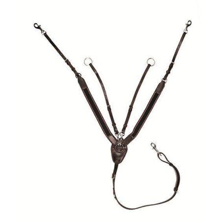 Collier de chasse avec élastique large HKM