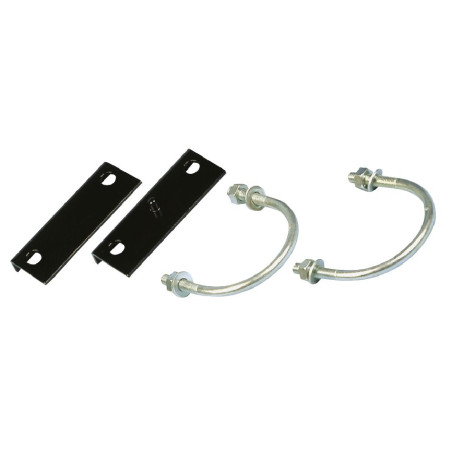 Beugel voor bevestiging op buis met stabilisatieplaten per paar Kerbl