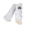 Eskadron Soft Mesh peesbeschermers met imitatiebont - Wit