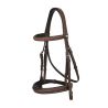 Bridon Hunter met veters LeMieux - Havanna / zilver