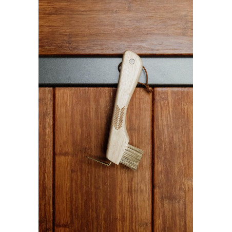 Hoefkrabber met metalen borstelharen en magneet Grooming Deluxe