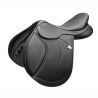 Selle Bates Caprilli Close Contact+ met vooruitgeschoven kwartier Luxe leder - Zwart