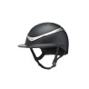 Casque Charles Owen Halo Luxe visière large - Noir / platinium