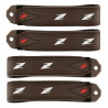 Klittenbandset peesbeschermers Zandona - Bruin