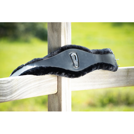 Anatomische singel schapenvacht HFI leer en synthetisch