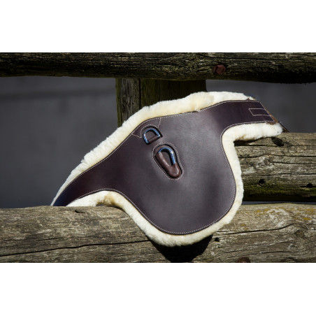 Sangle bavette HFI Master cuir / mouton