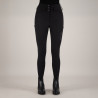 Pantalon d'équitation Euro-star Aurelia Diamond FullGrip - Noir