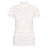Polo en tech Imperial Riding Roxy AOP - Blanc / rose
