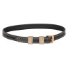 Lanières d'éperons Imperial Riding Glimmer - Noir / rose gold