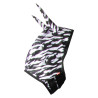 Vliegenmasker Imperial Riding Carly UV - Zwart zebra
