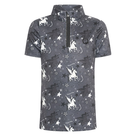 Polo manches courtes Imperial Riding Olivia AOP enfant