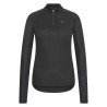 Polo manches longues Imperial Riding Parla femme - Noir