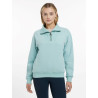 Pull LeMieux col quart zippé Keira femme - Aqua