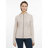 Sweat LeMieux à capuche zippé Tabi Tech femme - Stone