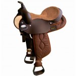 Selle Western Brad Ren's de Pleasure Cuir et Cordura
