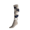 Chaussettes à losanges Horze Holly - String beige