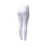 Pantalon Horze Grand Prix III Show fond intégral femme - Blanc brillant