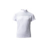 Polo de concours Horze Kaya enfant strass - Blanc brillant