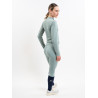 Legging Harcour Louna Full Seat - Vert de gris