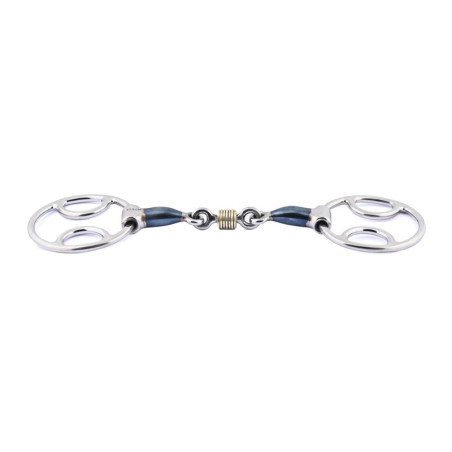 Mors Blue Steel Jump'In drie effecten dubbel gebroken met koperen ringen